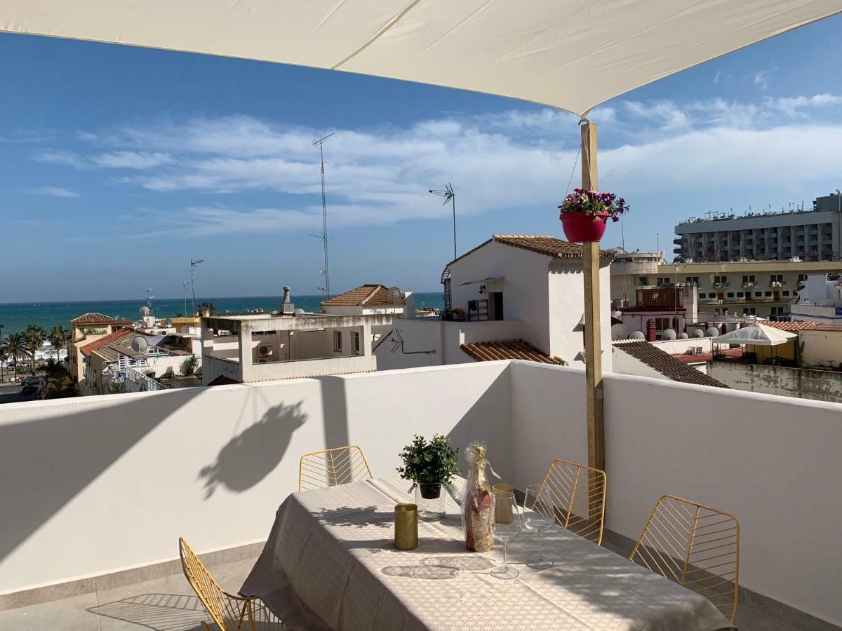 Apartmán Lujoso Duplex En La Playa Con Vistas Al Mar Torremolinos Exteriér fotografie